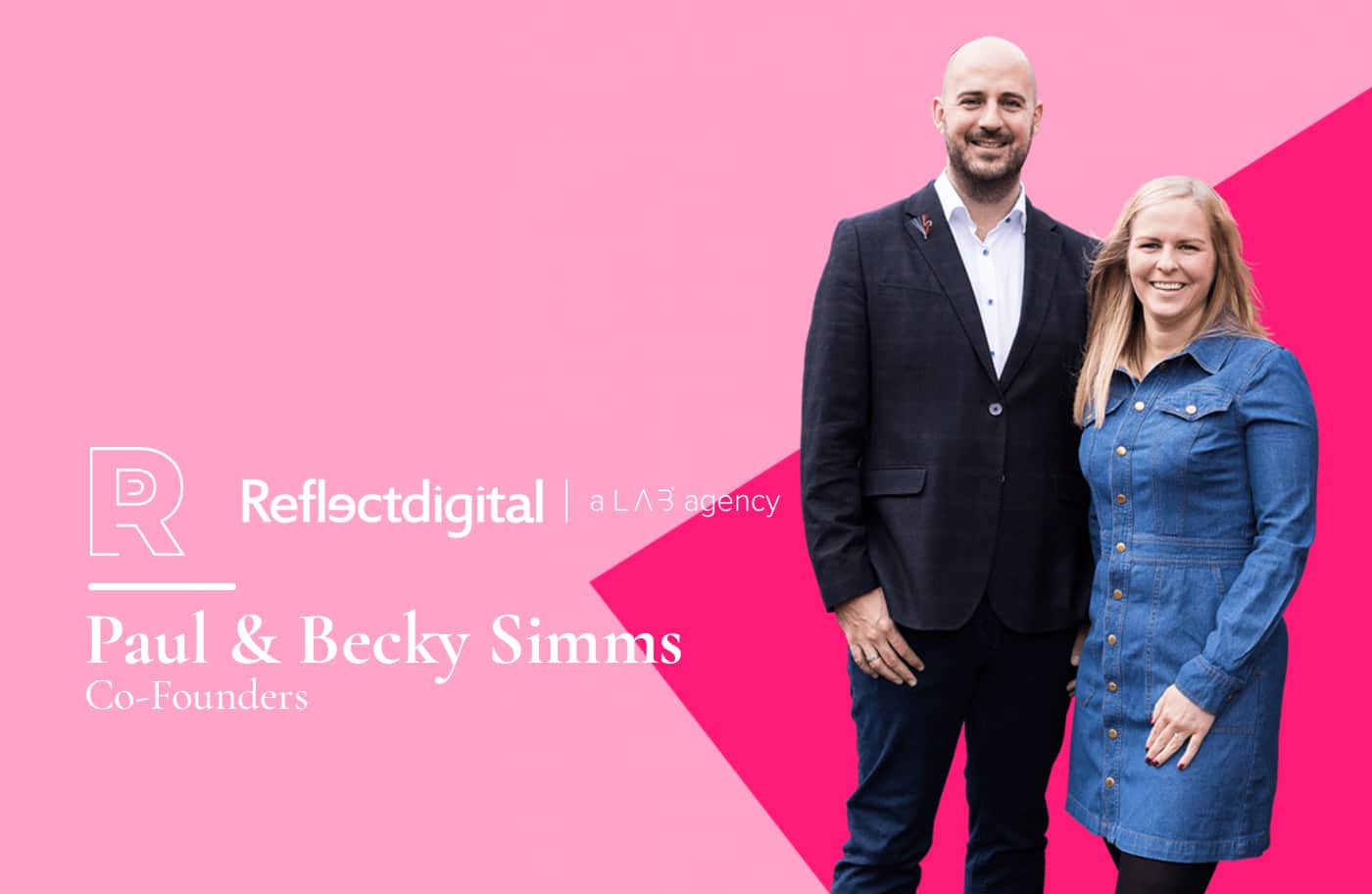 Becky Simms and Paul Simms founders of Reflect Digital in Maidstone